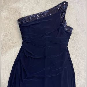 VINCE CAMUTO navy blue Formal Gown size 14